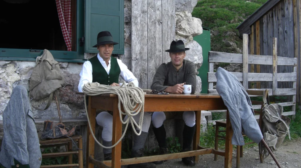 Hans und Api Prugger als Franz und Irg Steiner