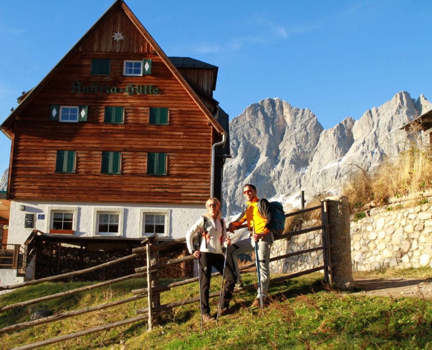 Austriahütte und Dachstein