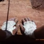 Kletterhände in Moab