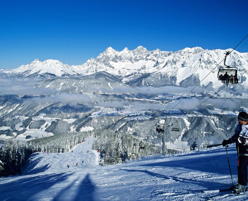 Ski Alpin auf Planai, Reiteralm und Dachstein